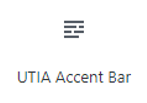 UTIA Accent Bar Icon