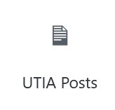 screen shot of UTIA Posts block