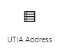 UTIA Address Block Icon
