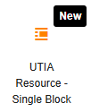 Single Resource Block icon in WordPress